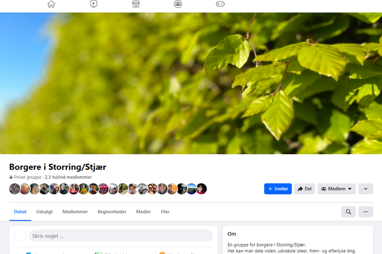 Fælles Facebook Gruppe 'Borgere i Storring/Stjær'